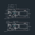 TTGO T-PCIE ESP32-WROVER-B AXP192 Chip WiFi Bluetooth Nano Card SIM Series Module 16MB Hardware Composable Development Board, 16MB