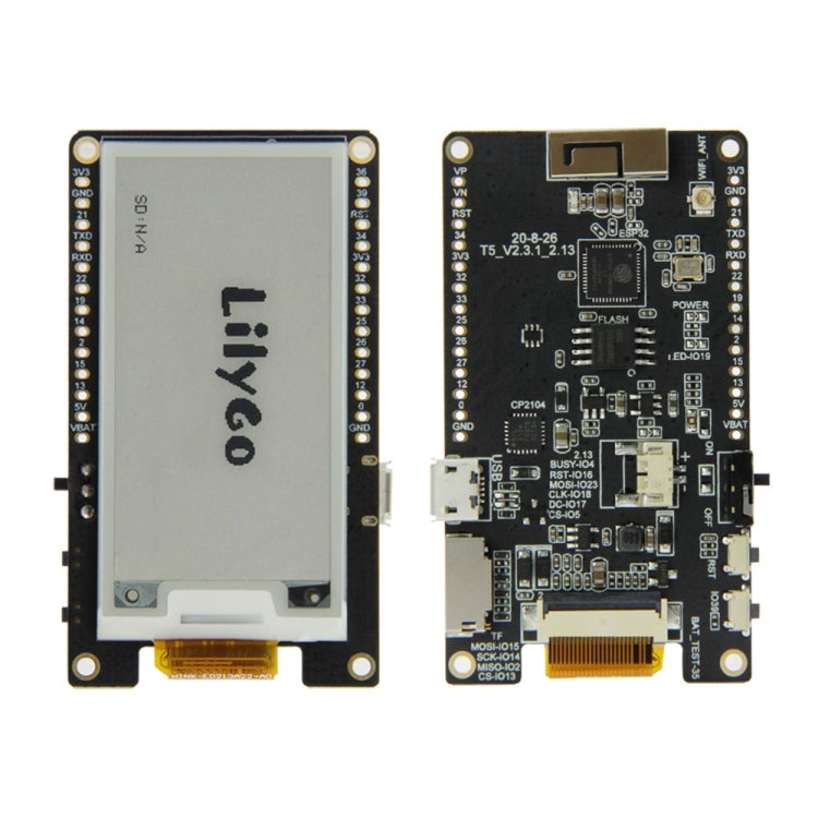 TTGO T5 V2.3.1 ink screen DEPG0213BN WiFi Bluetooth Module 2.13 inch ink Screen Development Board, DEPG0213BN DEPG0213BN
