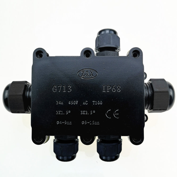 G713 IP68 Waterproof Five-way Junction Box for Protecting Circuit Board, G713-5P G713-5P