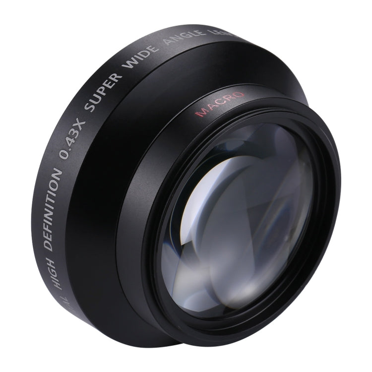 62mm 0.43X Super Wide Angle Lens with Macro Lens, 62mm 62mm