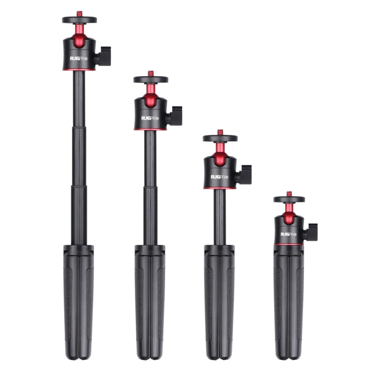 RUIGPRO Multi-functional Foldable Tripod Holder Selfie Monopod Stick with Ball Head for GoPro, Insta360, DJI and Other Action Cameras, Tripod Monopod – Aluminum Alloy, Non-slip