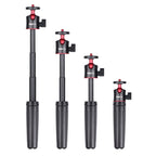 RUIGPRO Multi-functional Foldable Tripod Holder Selfie Monopod Stick with Ball Head for GoPro, Insta360, DJI and Other Action Cameras, Tripod Monopod – Aluminum Alloy, Non-slip