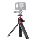RUIGPRO Multi-functional Foldable Tripod Holder Selfie Monopod Stick with Ball Head for GoPro, Insta360, DJI and Other Action Cameras, Tripod Monopod – Aluminum Alloy, Non-slip