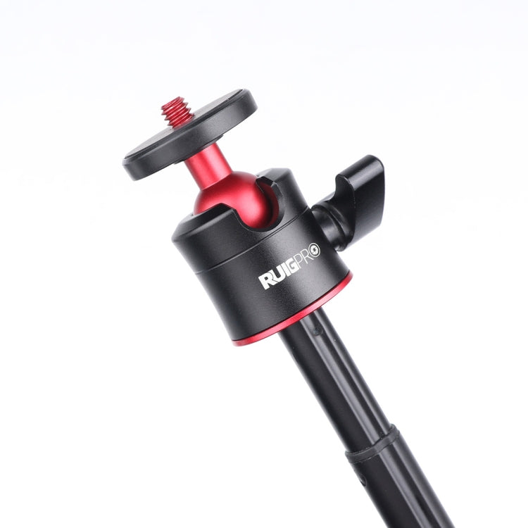 RUIGPRO Multi-functional Foldable Tripod Holder Selfie Monopod Stick with Ball Head for GoPro, Insta360, DJI and Other Action Cameras, Tripod Monopod – Aluminum Alloy, Non-slip
