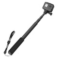 Universal Aluminum Alloy Selfie Stick with Adapter, Length: 25-75cm, Length: 25-75cm Length: 25-75cm