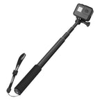 Universal Aluminum Alloy Selfie Stick with Adapter, Length: 25-75cm, Length: 25-75cm Length: 25-75cm