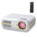 DH-A10 5.8 inch LCD Screen 4200 Lumens 1280 x 800P HD Smart Projector with Remote Control,Android 6.0 OS, Support WiFi, Bluetooth,HDMIx2, USBx2, VGA, AV IN/RCA, RJ45, LAN White