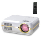 DH-A10 5.8 inch LCD Screen 4200 Lumens 1280 x 800P HD Smart Projector with Remote Control,Android 6.0 OS, Support WiFi, Bluetooth,HDMIx2, USBx2, VGA, AV IN/RCA, RJ45, LAN White