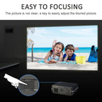 DH-A10 5.8 inch LCD Screen 4200 Lumens 1280 x 800P HD Smart Projector with Remote Control,Android 6.0 OS, Support WiFi, Bluetooth,HDMIx2, USBx2, VGA, AV IN/RCA, RJ45, LAN