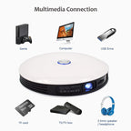 Wejoy DL-S9 220 Lumens 1280x720 720P Android 6.0 HD Bluetooth WiFi Smart Laser 3D Projector, Support HDMI / USB x 2 / TF Card