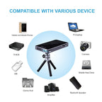 P8I 854x480 100LM Mini Portable Multimedia DLP Projector
