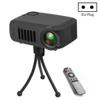 A2000 Portable Projector 800 Lumen LCD Home Theater Video Projector, Support 1080P, EU Plug, EU Plug EU Plug Black