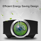 YG510 1200 LUX 800*480 LED Projector HD Home Theater, Support HDMI & VGA & AV & TF & USB, YG510 Black