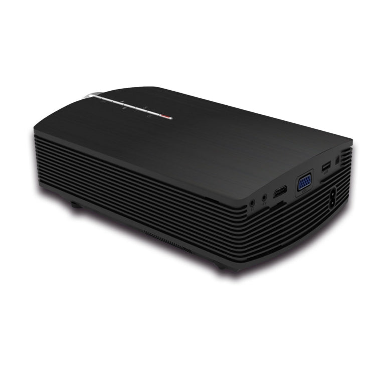 YG510 1200 LUX 800*480 LED Projector HD Home Theater, Support HDMI & VGA & AV & TF & USB, YG510 Black