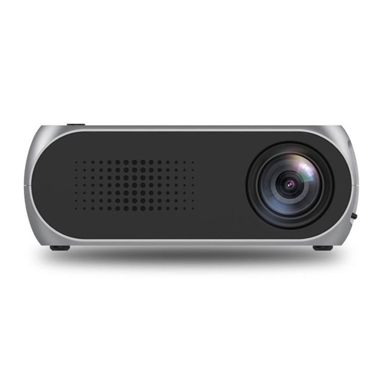 YG320 320*240 Mini LED Projector Home Theater, Support HDMI & AV & SD & USB – TPU Silver