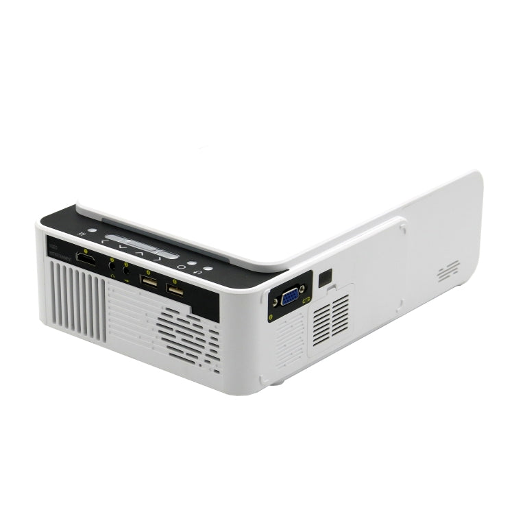 T5 100ANSI Lumens 800x400 Resolution 480P LED+LCD Technology Smart Projector, Support HDMI / SD Card / 2 x USB / Audio 3.5mm, Ordinary Version, Ordinary Version – Durable Build, Easy to Use