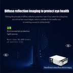 T5 100ANSI Lumens 800x400 Resolution 480P LED+LCD Technology Smart Projector, Support HDMI / SD Card / 2 x USB / Audio 3.5mm, Ordinary Version, Ordinary Version – Durable Build, Easy to Use