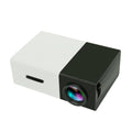 YG300 400LM Portable Mini Home Theater LED Projector with Remote Controller, Support HDMI, AV, SD, USB Interfaces Black