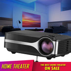 Wejoy L1 80 Lumens 4 inch LCD Technology HD 800*480 pixel Projector, VGA, HDMI, L1 – Durable Build, Easy to Use