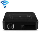 D13 2+16G 854 x 480 Android 7.1.2 Mini Pocket Projector 4K DLP Smart Handheld LED WIFI Home Theater Projector, Support USB / TF / HDMI – TPU, 4K Default Title