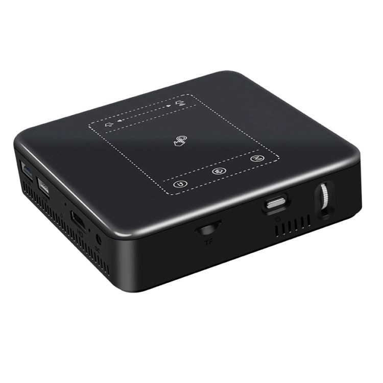 D13 2+16G 854 x 480 Android 7.1.2 Mini Pocket Projector 4K DLP Smart Handheld LED WIFI Home Theater Projector, Support USB / TF / HDMI – TPU, 4K