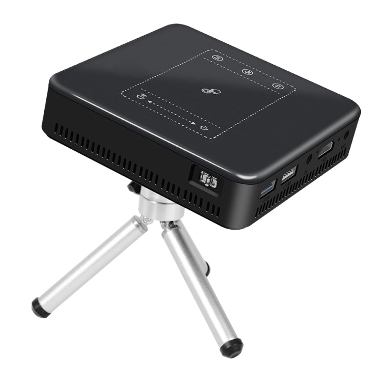 D13 2+16G 854 x 480 Android 7.1.2 Mini Pocket Projector 4K DLP Smart Handheld LED WIFI Home Theater Projector, Support USB / TF / HDMI – TPU, 4K
