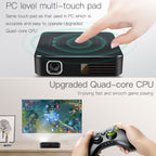 D13 2+16G 854 x 480 Android 7.1.2 Mini Pocket Projector 4K DLP Smart Handheld LED WIFI Home Theater Projector, Support USB / TF / HDMI – TPU, 4K
