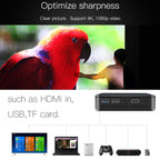 D13 2+16G 854 x 480 Android 7.1.2 Mini Pocket Projector 4K DLP Smart Handheld LED WIFI Home Theater Projector, Support USB / TF / HDMI – TPU, 4K