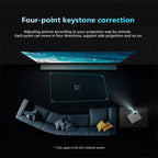 RD825 1280x720 2200LM Mini LED Projector Home Theater, Support HDMI & AV & VGA & USB, General Version, General Version