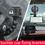 Suction Cup Jaws Flex Clamp Mount for GoPro, Insta360, DJI and Other Action Cameras, Jaws Flex Clamp – Durable Build, Easy to Use