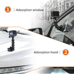 Suction Cup Jaws Flex Clamp Mount for GoPro, Insta360, DJI and Other Action Cameras, Jaws Flex Clamp – Durable Build, Easy to Use