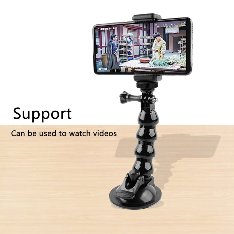 Suction Cup Jaws Flex Clamp Mount for GoPro, Insta360, DJI and Other Action Cameras, Jaws Flex Clamp – Durable Build, Easy to Use