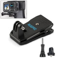 RUIGPRO 360 Degree Rotation Backpack Rec-Mounts Clip Clamp Mount with Screw for GoPro, Insta360, DJI and Other Action Cameras, 360 Degree Rotation Clip 360 Degree Rotation Clip