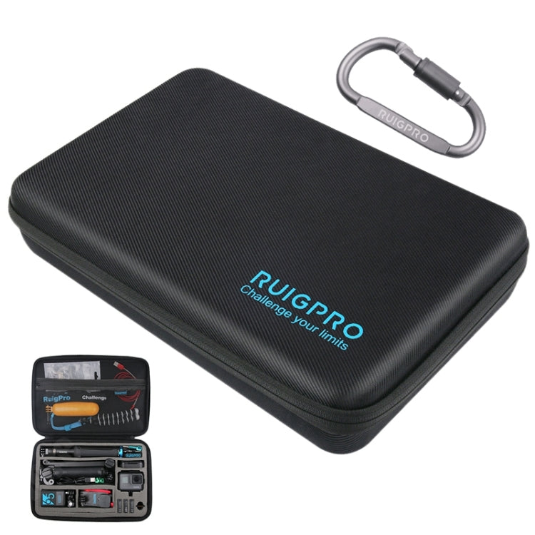 RUIGPRO Shockproof Waterproof Portable Case Box for DJI Osmo Action, Size: 33.5cm x 22.7cm x 6.3cm, Large Large