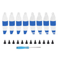 8PCS/Set Sunnylife 4726F-CS Low Noise Quick-release Wing Propellers Drone Accessories for DJI Mavic Mini, 4726F-CS (Blue), 4726F-CS (Red), 4726F-CS (Yellow) 4726F-CS (Blue) Blue