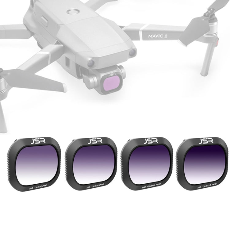 JSR Drone 4 in 1 Gradient GND4+GND8+GND16+GND32 Lens Filter for DJI MAVIC 2 Pro, GND4+GND8+GND16+GND32 GND4+GND8+GND16+GND32