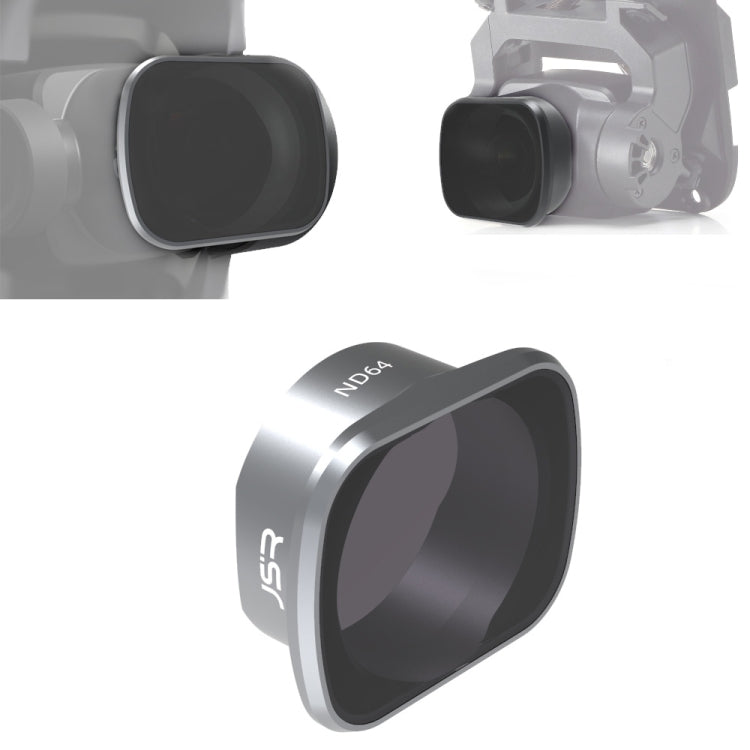 JSR KS ND64 Lens Filter for DJI FPV, Aluminum Alloy Frame, ND64 – Anti-Scratch, Aluminum Alloy