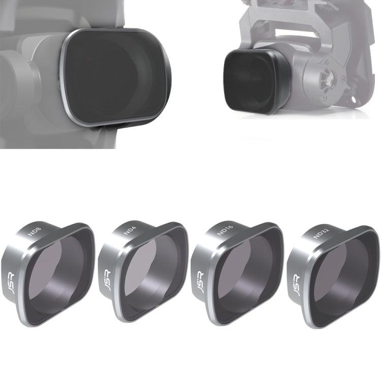 JSR KS 4 in 1 ND4+ND8+ND16+ND32 Lens Filter for DJI FPV, Aluminum Alloy Frame, 4 in 1 ND 4 in 1 ND