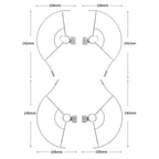 STARTRC 1109131 Drone Propeller Protective Guard Anti-collision Ring for DJI Mini 2 / Mavic Mini, For DJI Mini 2
