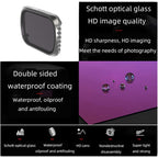 JSR KS 8 in 1 UV + CPL + ND8 + ND16 + ND32 + ND64 + STAR + NIGHT Lens Filter for DJI Air 2S, Aluminum Frame, UV + CPL + ND8 + ND16 + ND32 + ND64 + STAR + NIGHT