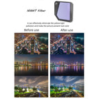 JSR Drone 8 in 1 MCUV+CPL+ND16+32+64+1000+STAR+NIGHT Lens Filter for DJI Mavic 3, MCUV+CPL+ND16+32+64+1000+STAR+NIGHT