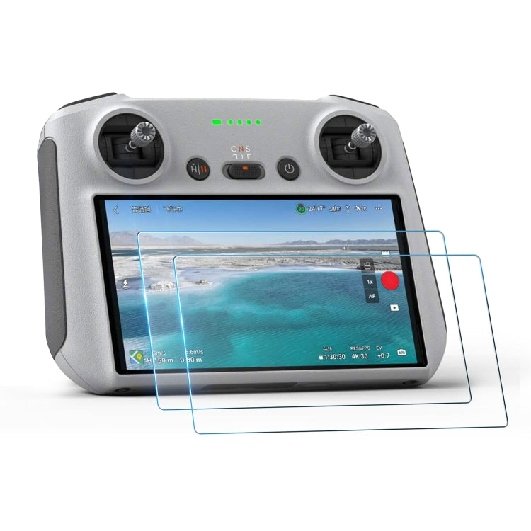 STARTRC 2 PCS 9H 2.5D Tempered Glass Film for DJI Mini 3 Pro Remote Control / RC / RC 2, For DJI Mini 3 Pro Remote Control For DJI Mini 3 Pro Remote Control
