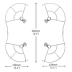 STARTRC Drone Propeller Protective Guard Anti-collision Ring for DJI Mini 3 Pro, For DJI Mini 3 Pro