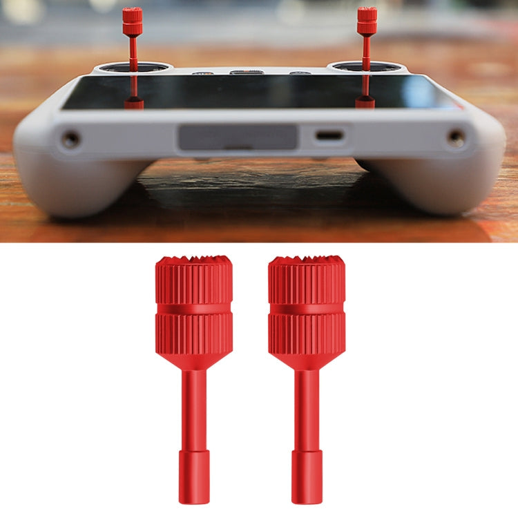 Sunnylife Remote Control Extension Joystick for DJI Mini 3 Pro RC, Sunnylife MM3-YG460 Gold, Sunnylife MM3-YG460 Red, Sunnylife MM3-YG460 Titanium – Aluminum Alloy, Non-slip Sunnylife MM3-YG460 Red Red