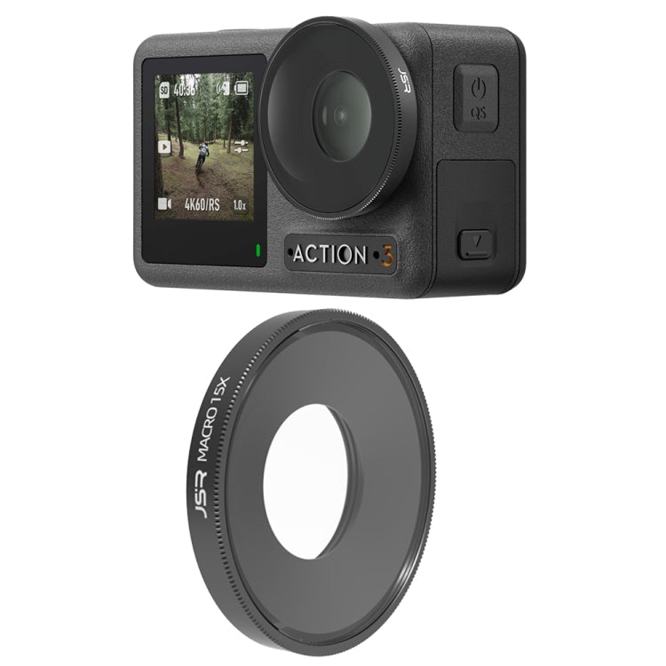 JSR 15X Macro Lens Filter For DJI Osmo Action 3, 15X Macro 15X Macro
