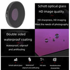 JSR 4 in 1 ND8PL / ND16PL / ND32PL / ND64 PL Lens Filter For DJI Osmo Action 3, 4 in 1 NDPL – Aluminum Alloy