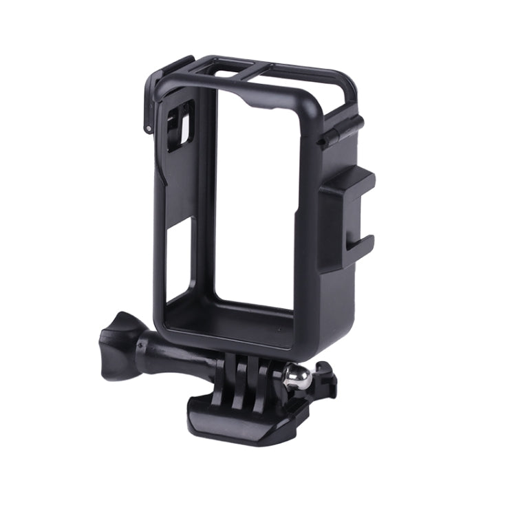 For DJI Osmo Action 3 Vertical Plastic Protective Frame Cage with Cold Shoes, For DJI Osmo Action 3 For DJI Osmo Action 3