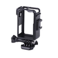 For DJI Osmo Action 3 Vertical Plastic Protective Frame Cage with Cold Shoes, For DJI Osmo Action 3 For DJI Osmo Action 3