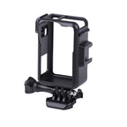 For DJI Osmo Action 3 Vertical Plastic Protective Frame Cage with Cold Shoes, For DJI Osmo Action 3 For DJI Osmo Action 3