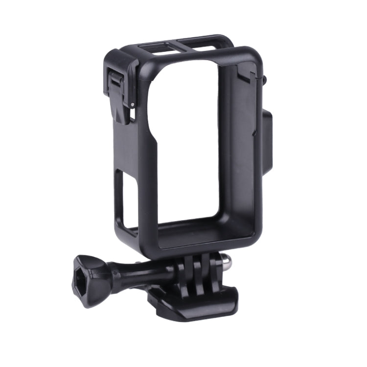For DJI Osmo Action 3 Vertical Plastic Protective Frame Cage with Cold Shoes, For DJI Osmo Action 3